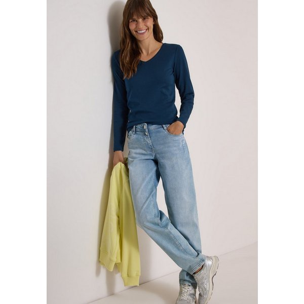 CECIL Langarmshirt aus reiner Baumwolle