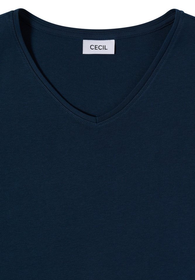 CECIL Langarmshirt aus reiner Baumwolle – Bild 5 von 5