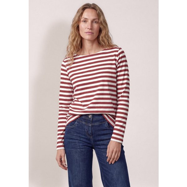 CECIL Langarmshirt aus reiner Baumwolle