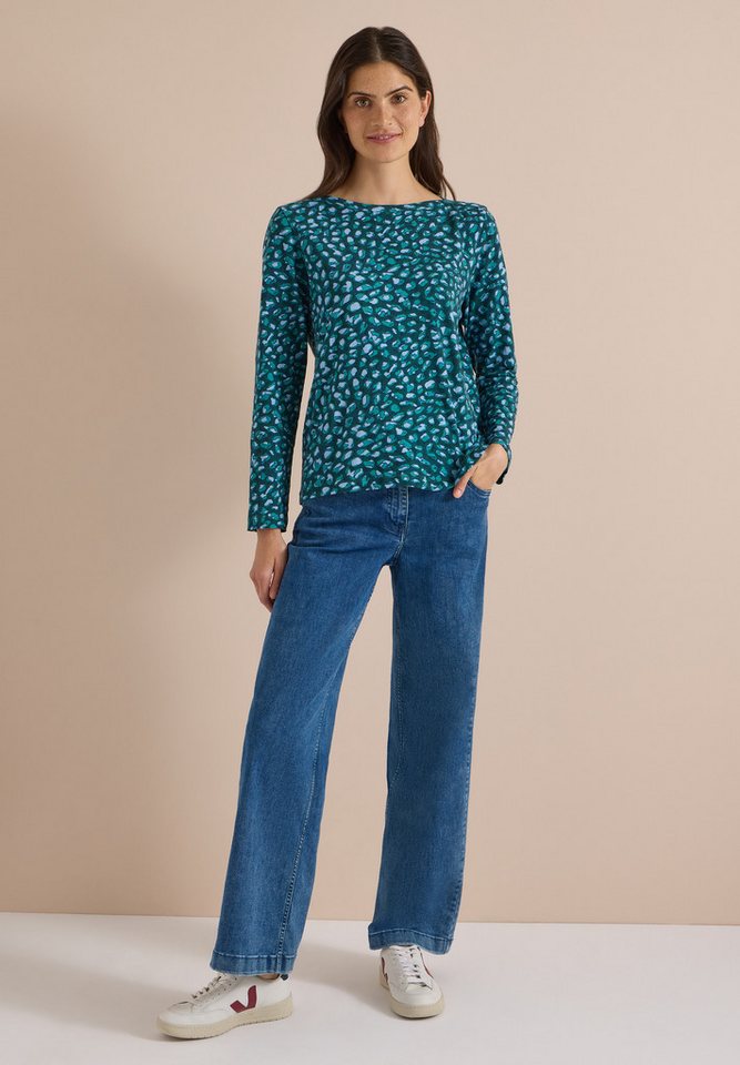 CECIL Langarmshirt aus reiner Baumwolle – Bild 3 von 5