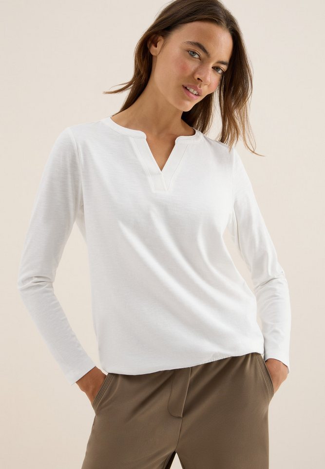 CECIL Langarmshirt aus reiner Baumwolle – Bild 4 von 5