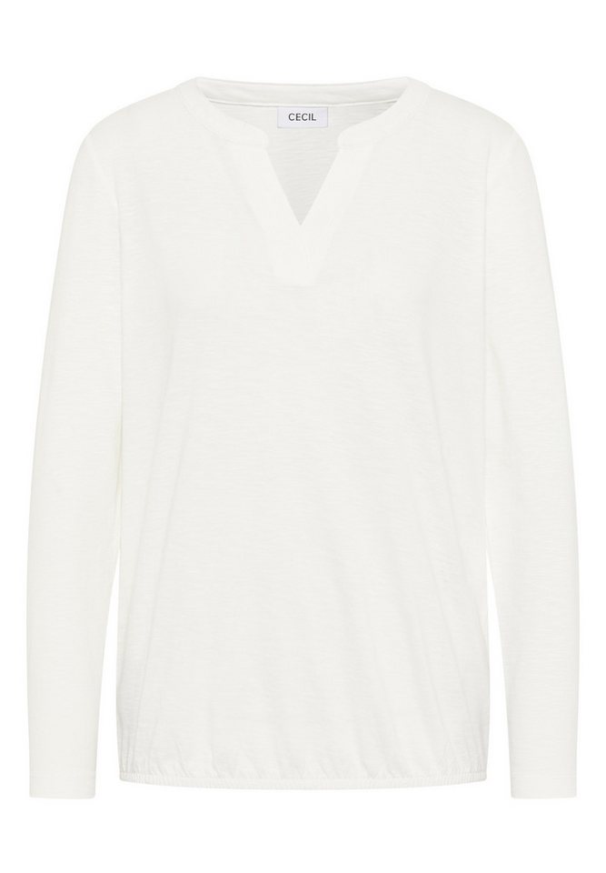 CECIL Langarmshirt aus reiner Baumwolle – Bild 5 von 5