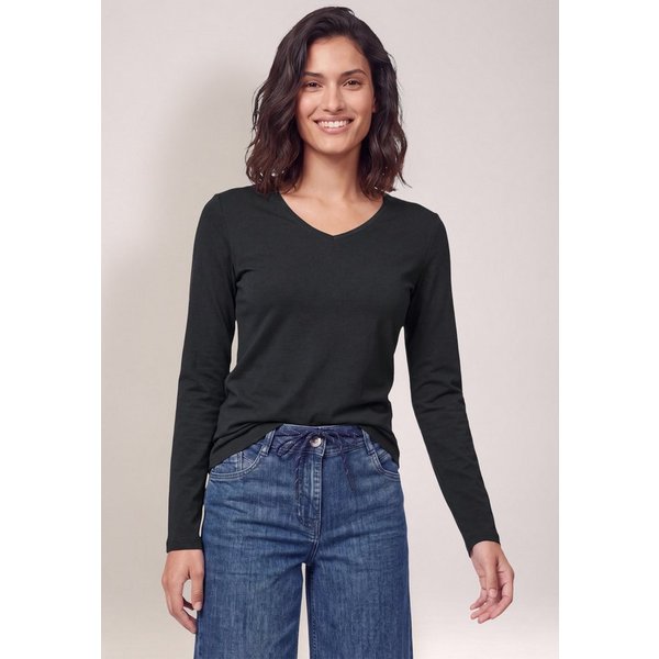 CECIL Langarmshirt aus reiner Baumwolle