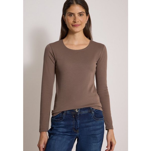 CECIL Langarmshirt aus reiner Baumwolle