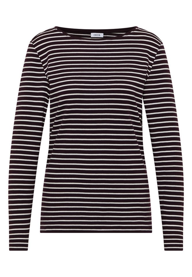 CECIL Langarmshirt aus reiner Baumwolle – Bild 5 von 5