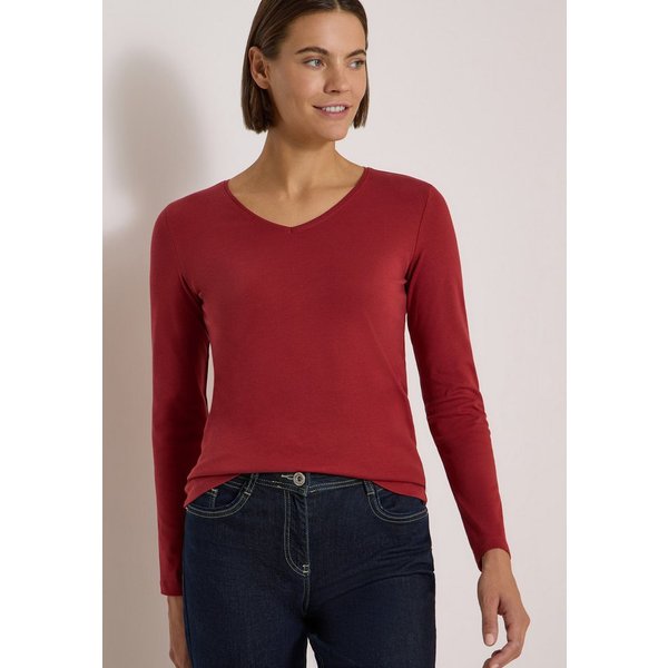 CECIL Langarmshirt aus reiner Baumwolle