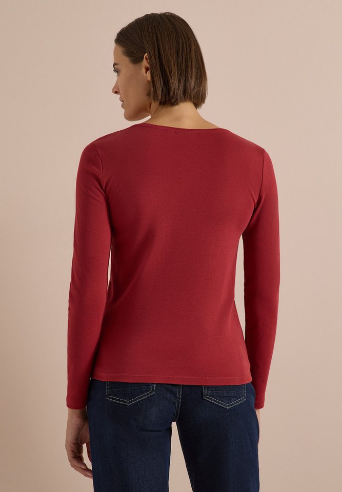 CECIL Langarmshirt aus reiner Baumwolle – Bild 2 von 5