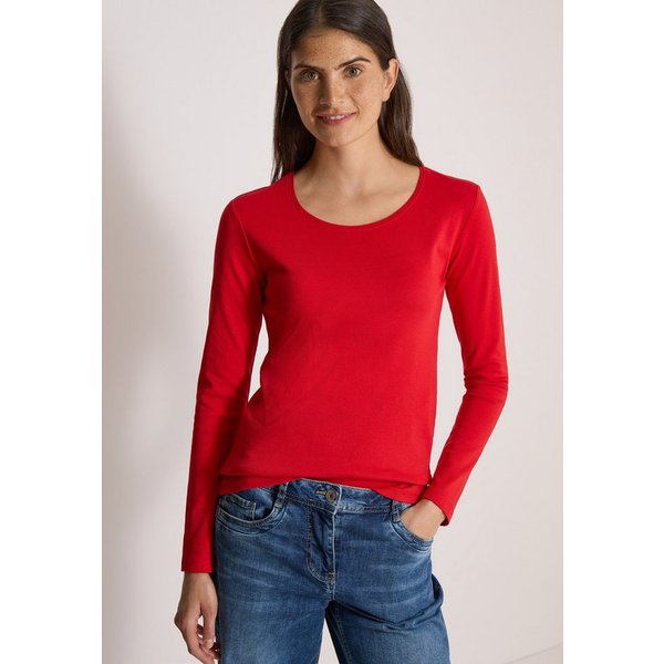 CECIL Langarmshirt aus reiner Baumwolle