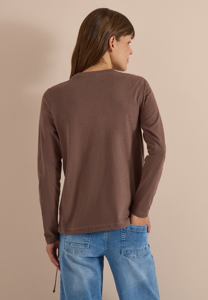 CECIL Langarmshirt aus reiner Baumwolle – Bild 2 von 5