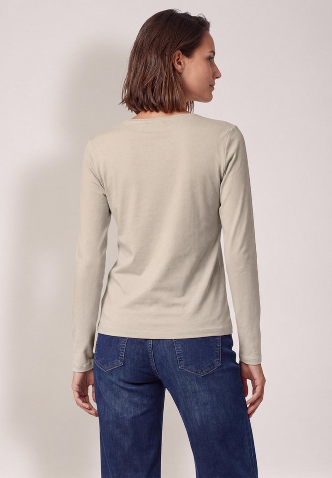 CECIL Langarmshirt aus reiner Baumwolle – Bild 2 von 5