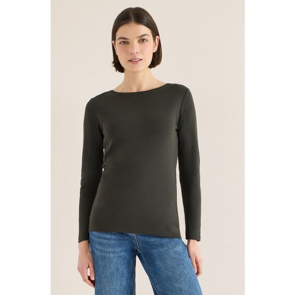 CECIL Langarmshirt aus reiner Baumwolle