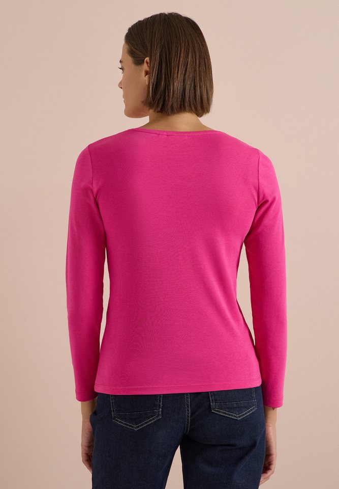 CECIL Langarmshirt aus reiner Baumwolle – Bild 2 von 5