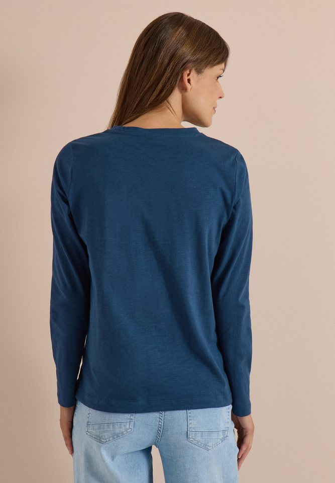 CECIL Langarmshirt aus reiner Baumwolle – Bild 2 von 5