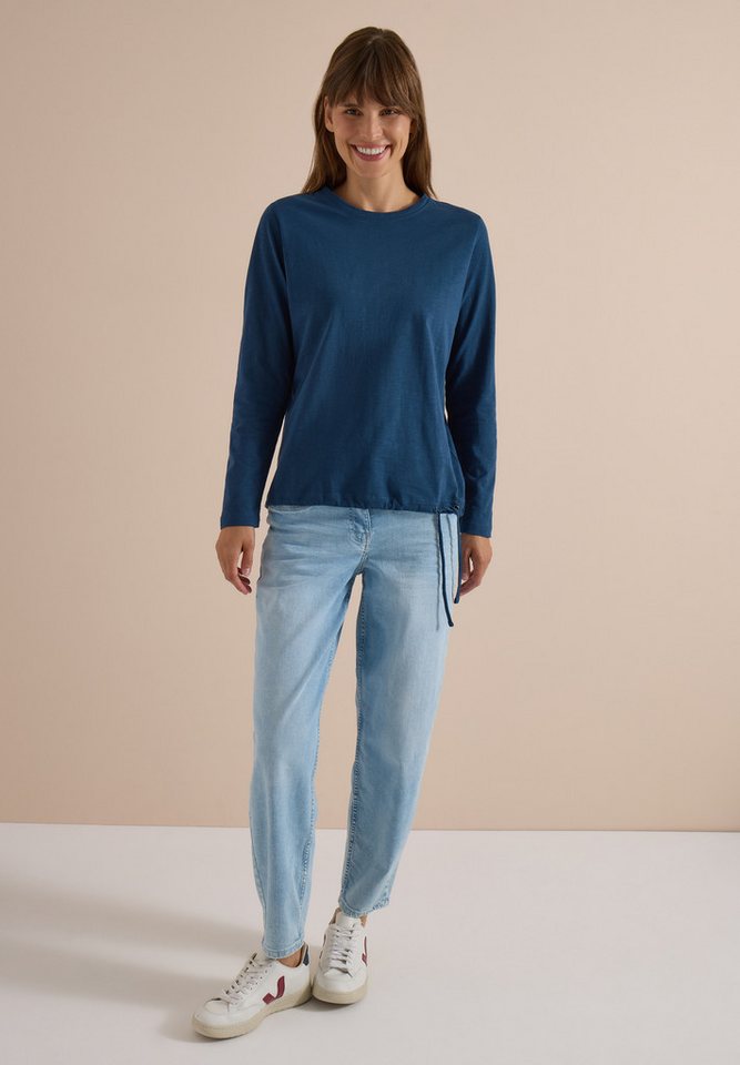 CECIL Langarmshirt aus reiner Baumwolle – Bild 3 von 5