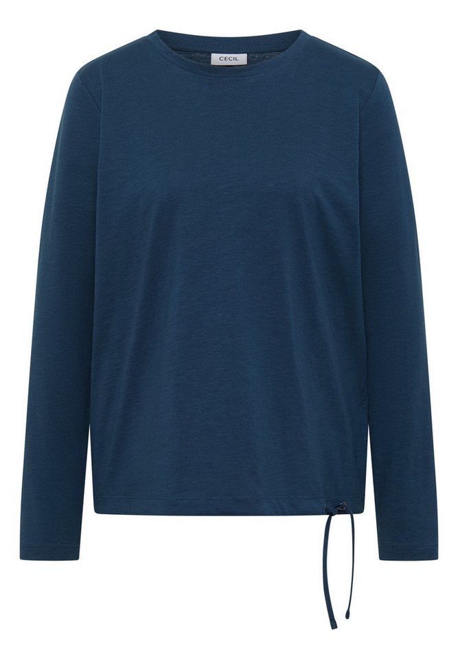 CECIL Langarmshirt aus reiner Baumwolle – Bild 4 von 5