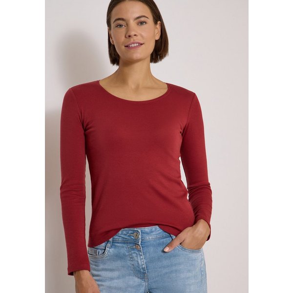 CECIL Langarmshirt aus reiner Baumwolle