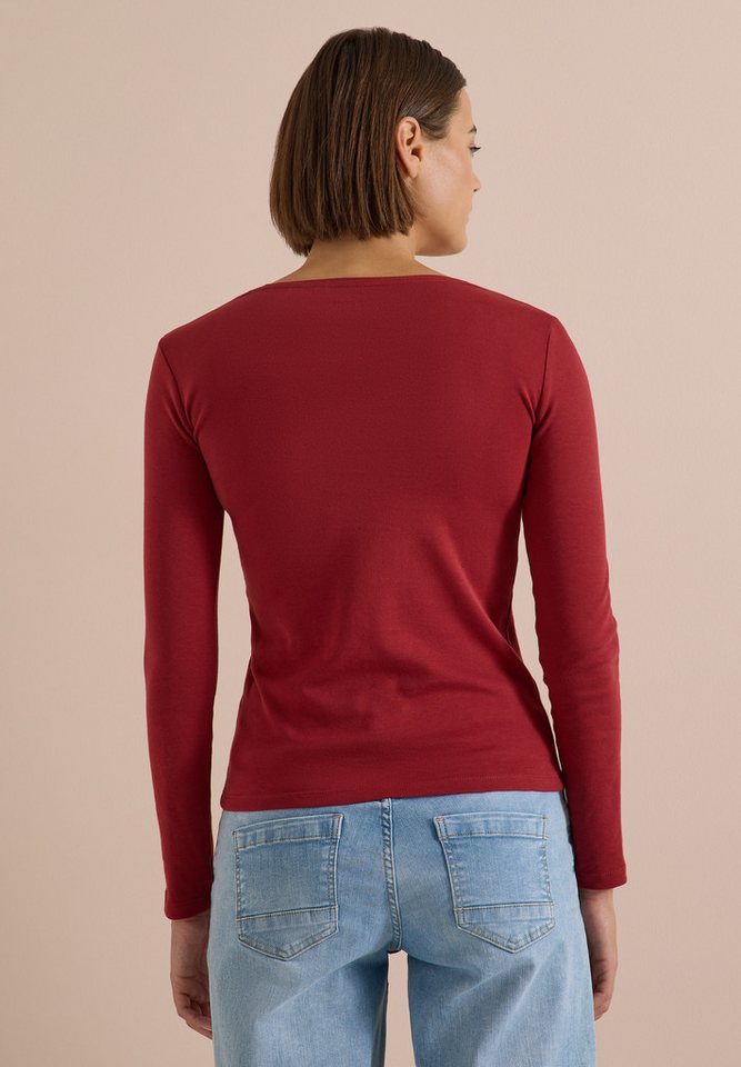 CECIL Langarmshirt aus reiner Baumwolle – Bild 2 von 5
