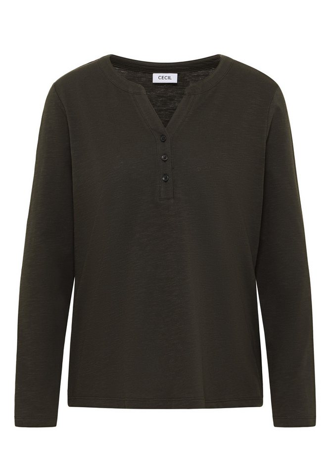 CECIL Langarmshirt aus reiner Baumwolle – Bild 5 von 5