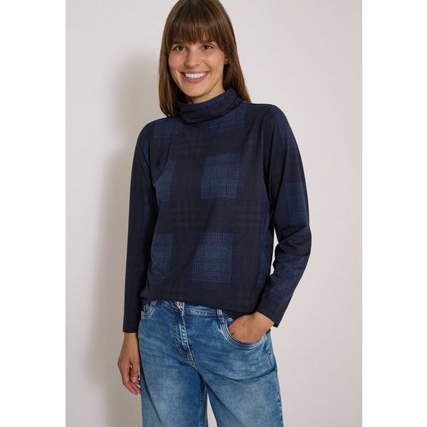 CECIL Langarmshirt aus softem Materialmix