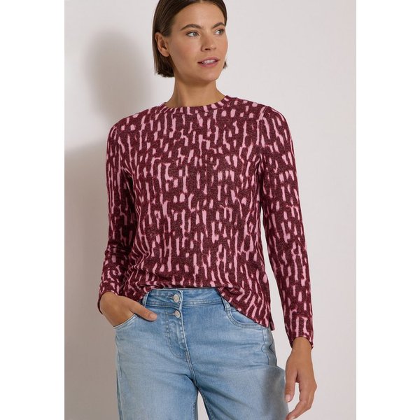 CECIL Langarmshirt aus softem Materialmix