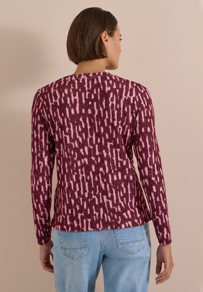 CECIL Langarmshirt aus softem Materialmix – Bild 2 von 5