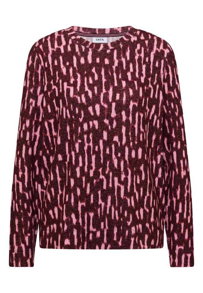 CECIL Langarmshirt aus softem Materialmix – Bild 4 von 5