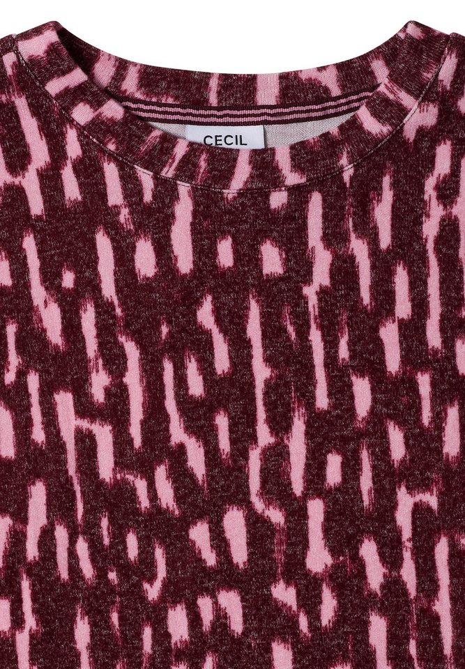 CECIL Langarmshirt aus softem Materialmix – Bild 5 von 5
