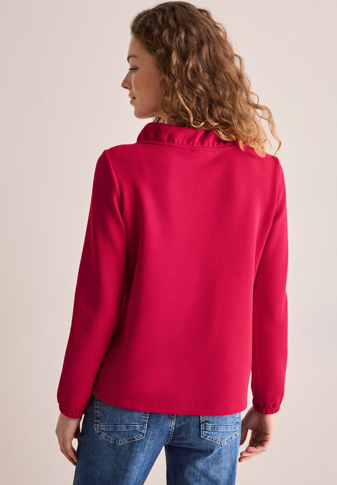 CECIL Langarmshirt aus softem Materialmix – Bild 2 von 5