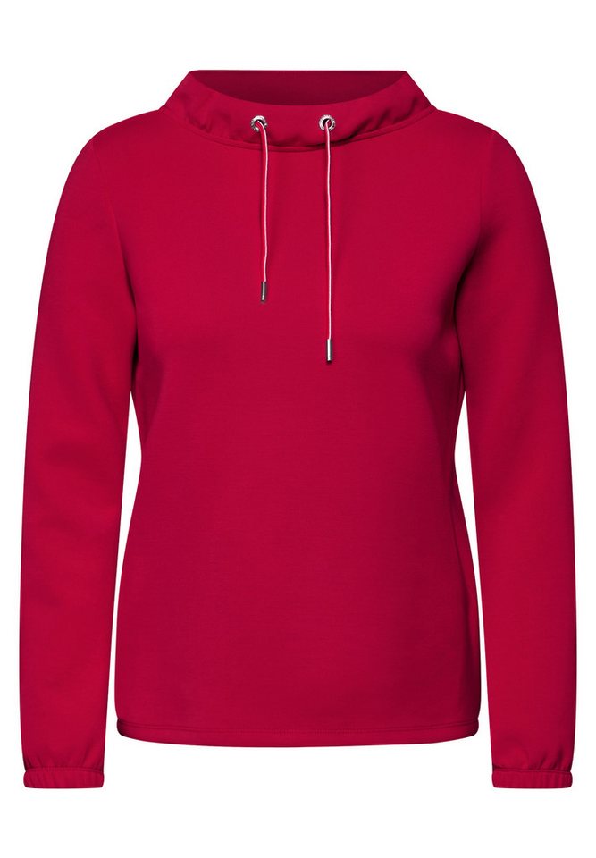 CECIL Langarmshirt aus softem Materialmix – Bild 4 von 5