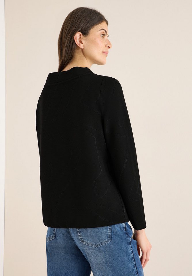 CECIL Langarmshirt aus softem Materialmix – Bild 3 von 5
