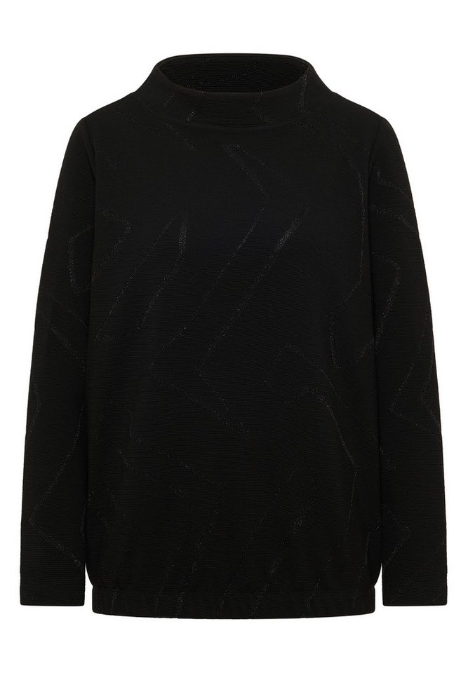 CECIL Langarmshirt aus softem Materialmix – Bild 5 von 5