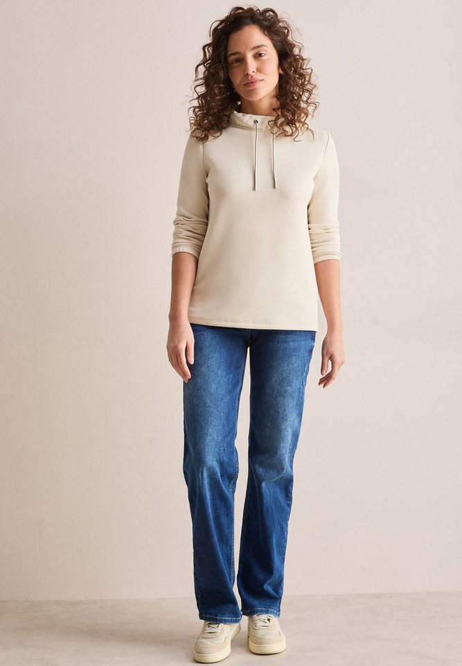 CECIL Langarmshirt aus softem Materialmix – Bild 3 von 5