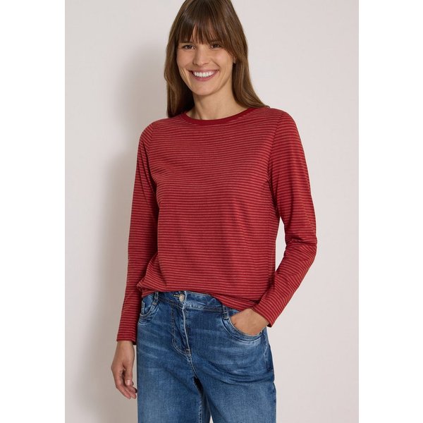 CECIL Langarmshirt im soften Baumwoll-Mix