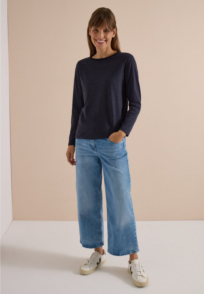 CECIL Langarmshirt im soften Baumwoll-Mix – Bild 3 von 5