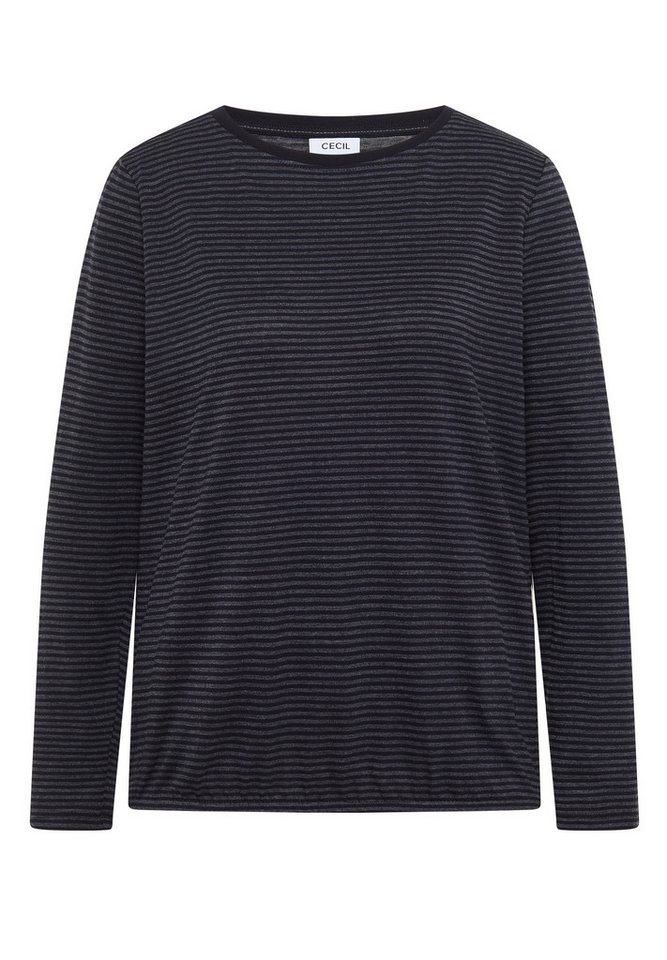 CECIL Langarmshirt im soften Baumwoll-Mix – Bild 4 von 5