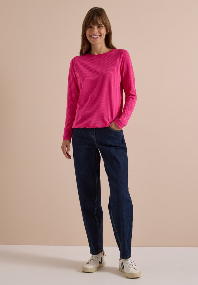 CECIL Langarmshirt im soften Baumwoll-Mix – Bild 3 von 5