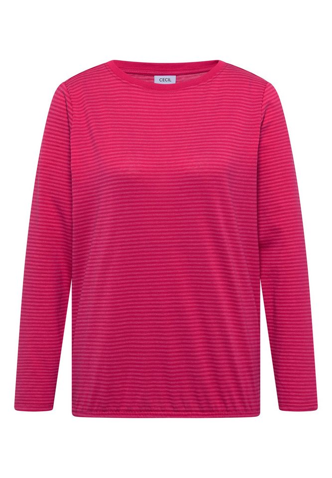 CECIL Langarmshirt im soften Baumwoll-Mix – Bild 4 von 5