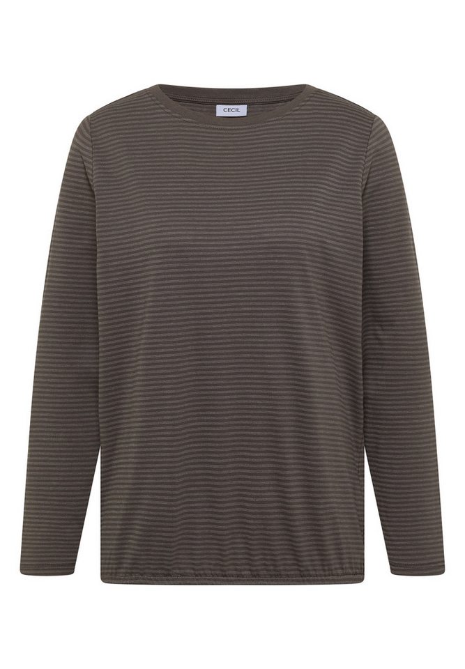 CECIL Langarmshirt im soften Baumwoll-Mix – Bild 4 von 5