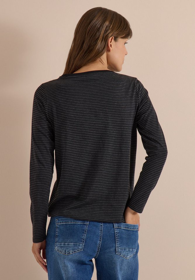 CECIL Langarmshirt im soften Baumwoll-Mix – Bild 2 von 5