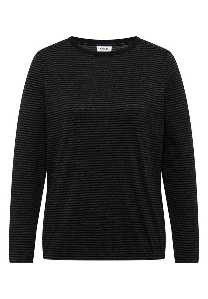 CECIL Langarmshirt im soften Baumwoll-Mix – Bild 4 von 5