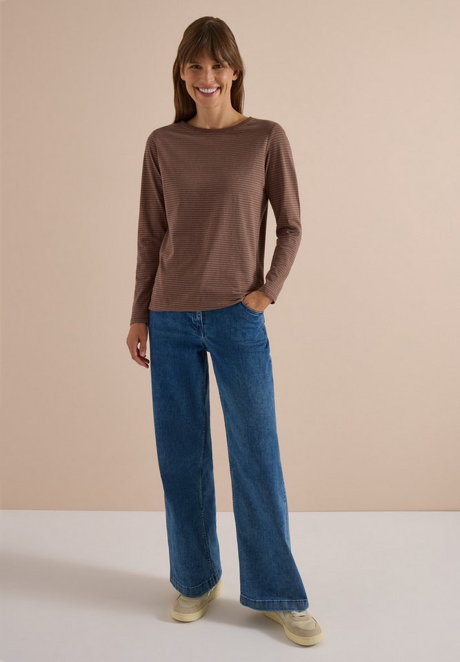 CECIL Langarmshirt im soften Baumwoll-Mix – Bild 3 von 5