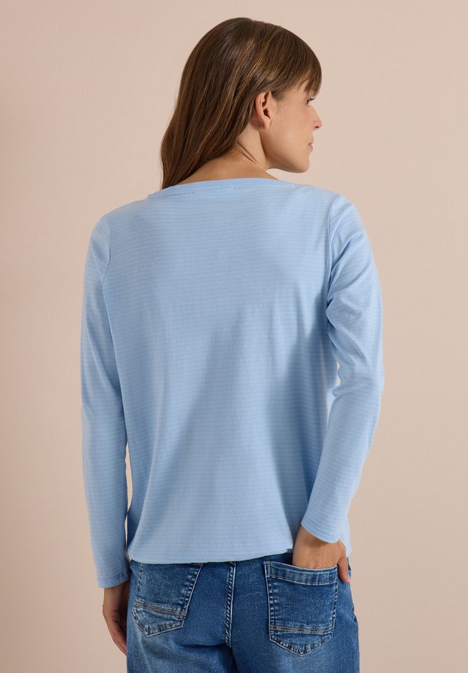 CECIL Langarmshirt im soften Baumwoll-Mix – Bild 2 von 5