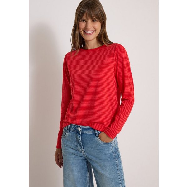 CECIL Langarmshirt im soften Baumwoll-Mix