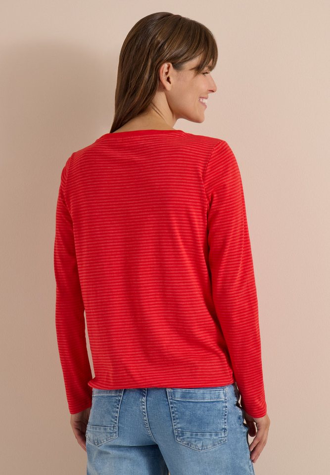 CECIL Langarmshirt im soften Baumwoll-Mix – Bild 2 von 5