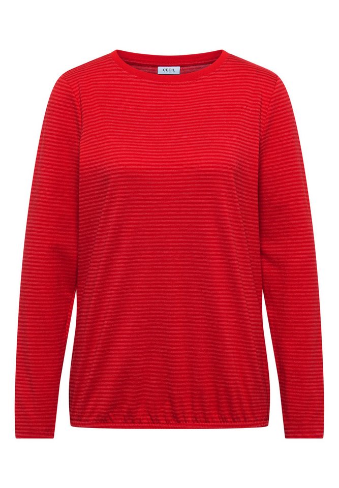 CECIL Langarmshirt im soften Baumwoll-Mix – Bild 4 von 5