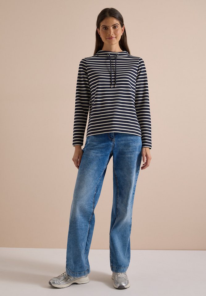 CECIL Langarmshirt im Streifendesign – Bild 3 von 5