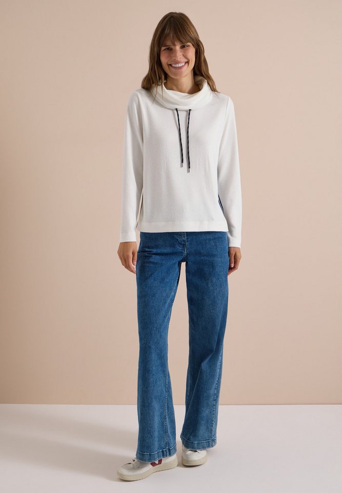 CECIL Langarmshirt in Unifarbe – Bild 3 von 5