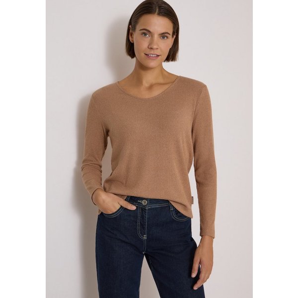 CECIL Langarmshirt in Unifarbe