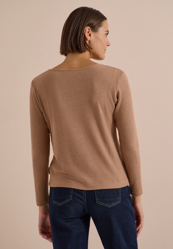 CECIL Langarmshirt in Unifarbe – Bild 2 von 5