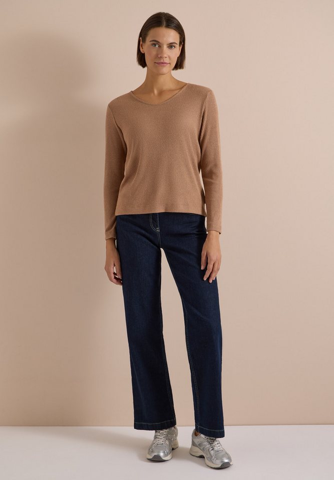 CECIL Langarmshirt in Unifarbe – Bild 3 von 5